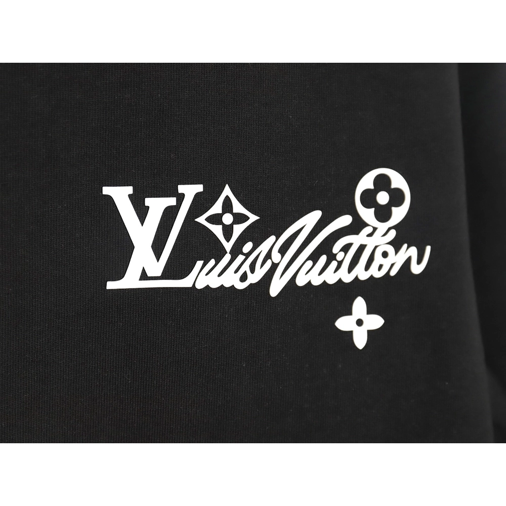 Louis Vuitton Laminating Lettering Hot Diamond Short Sleeves TSK1,Louis Vuitton