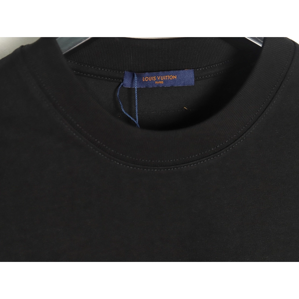 Louis Vuitton Laminating Lettering Hot Diamond Short Sleeves TSK1,Louis Vuitton
