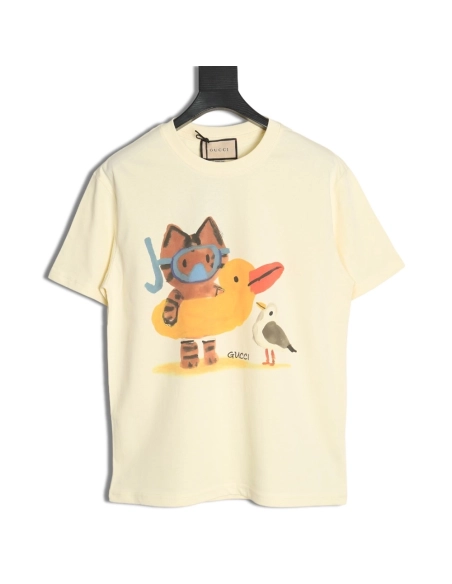 Gucci funny cartoon print short sleeves TSK2,Gucci