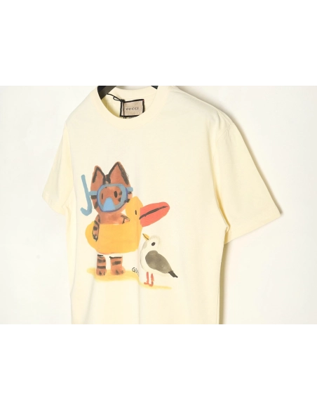 Gucci funny cartoon print short sleeves TSK2,Gucci