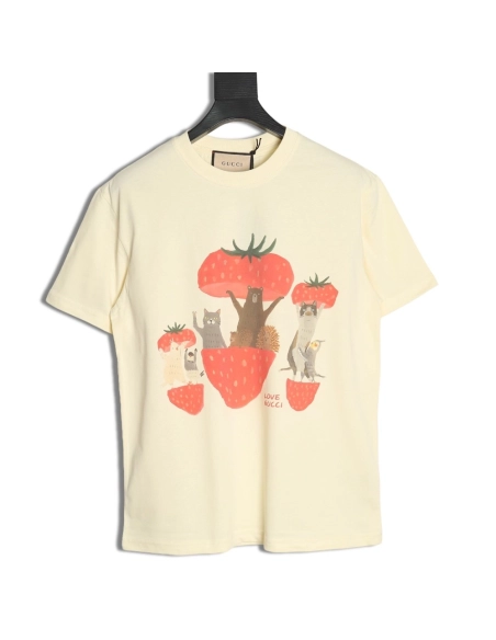 Gucci funny cartoon print short sleeves TSK8,Gucci
