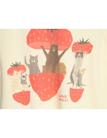 Gucci funny cartoon print short sleeves TSK8,Gucci