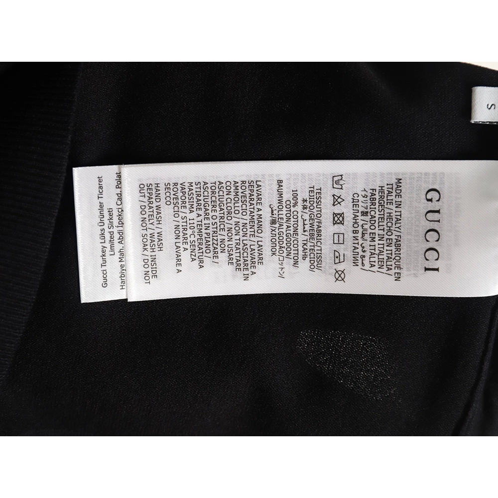 Gucci Small Logo Intarsia Knitted Short Sleeve Polo Shirt,Gucci