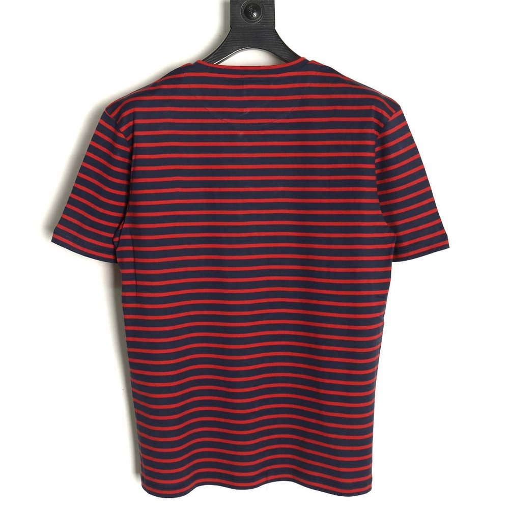 Prada Striped Pocket Short Sleeve T-Shirt TSK1,Prada