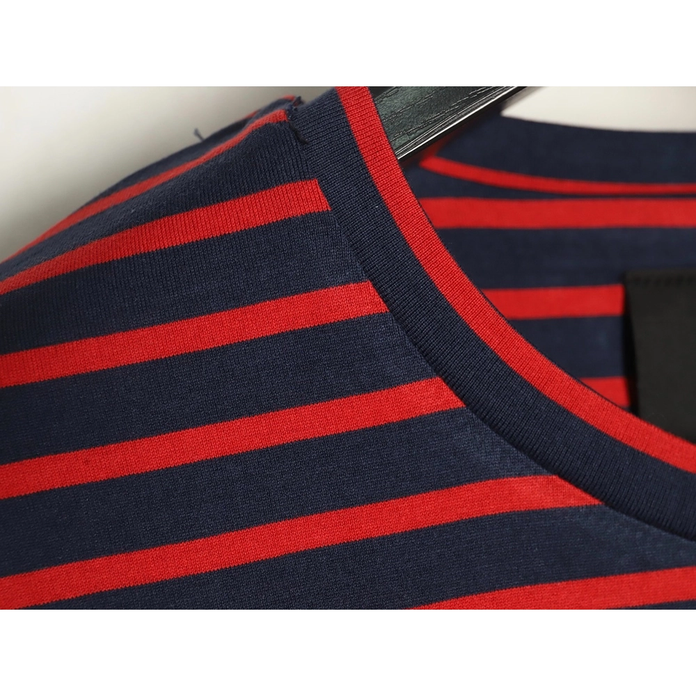 Prada Striped Pocket Short Sleeve T-Shirt TSK1,Prada