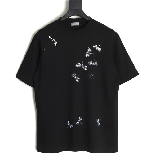 Dior small dragonfly print T-shirt,Dior