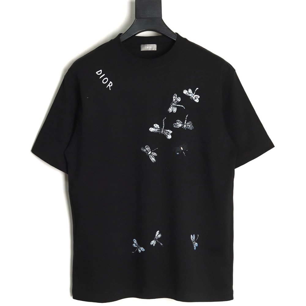 Dior small dragonfly print T-shirt,Dior