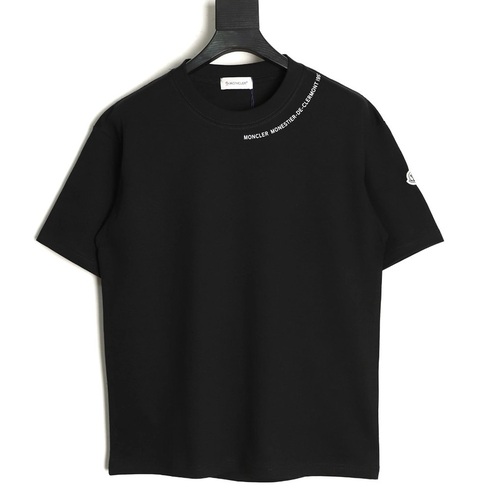Moncler Neck Lettering Short Sleeve T-Shirt,Moncler