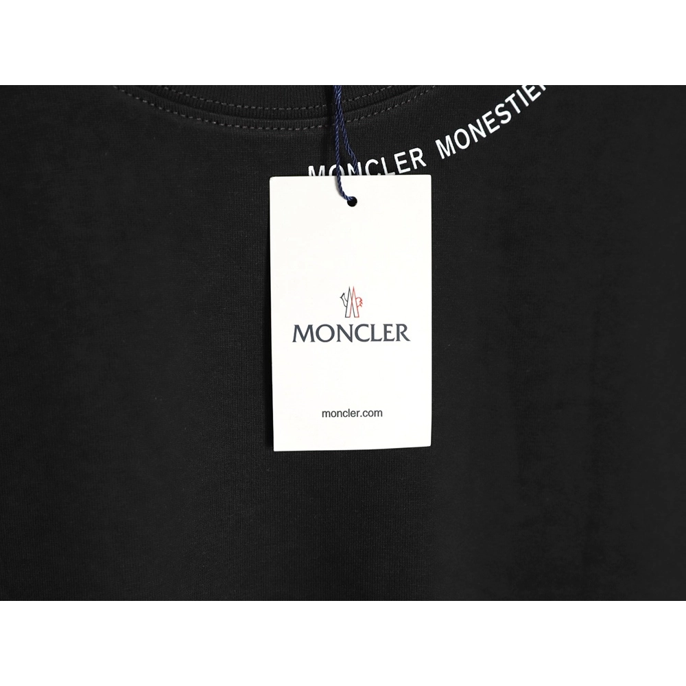 Moncler Neck Lettering Short Sleeve T-Shirt,Moncler