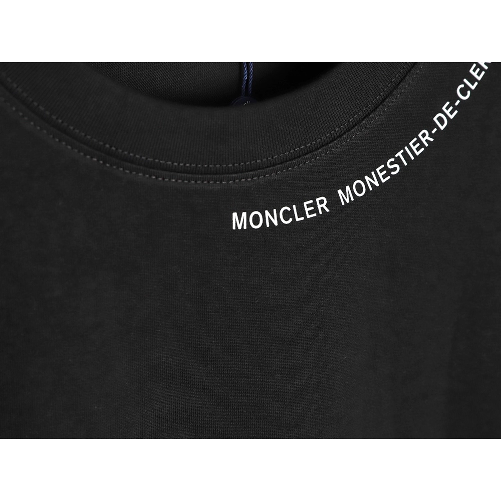 Moncler Neck Lettering Short Sleeve T-Shirt,Moncler