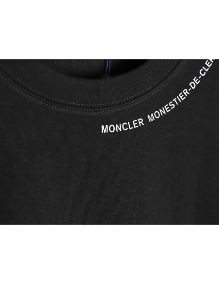 Moncler Neck Lettering Short Sleeve T-Shirt,Moncler
