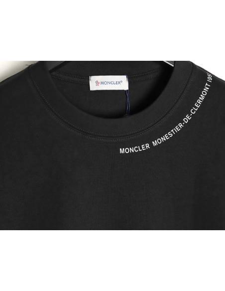 Moncler Neck Lettering Short Sleeve T-Shirt,Moncler