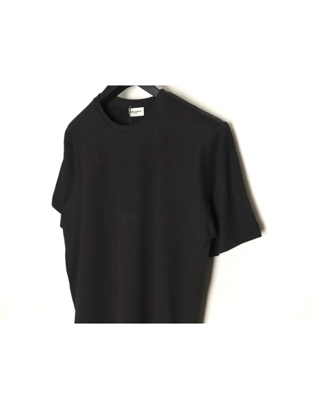 Saint Laurent chest logo embroidery short sleeves,Saint Laurent