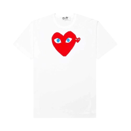 Comme des Garcons PLAY Red Heart Blue Eyes T-shirt,Comme des Garcons