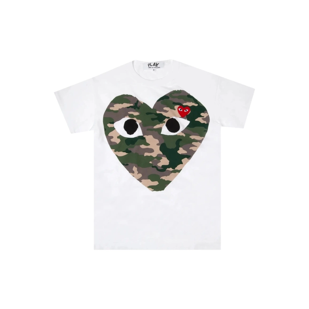 Comme des Garcons PLAY Play Camouflage Heart T-shirt,Comme des Garcons
