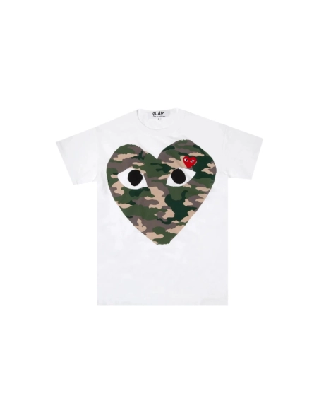 Comme des Garcons PLAY Play Camouflage Heart T-shirt,Comme des Garcons