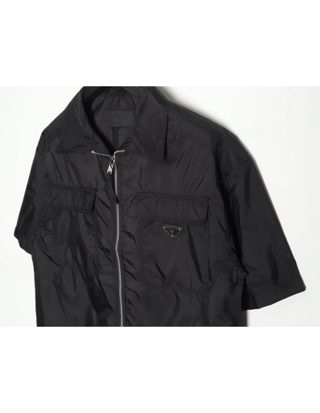 Prada Minimalist Double Pocket Short Sleeve Shirt TSK1,Prada