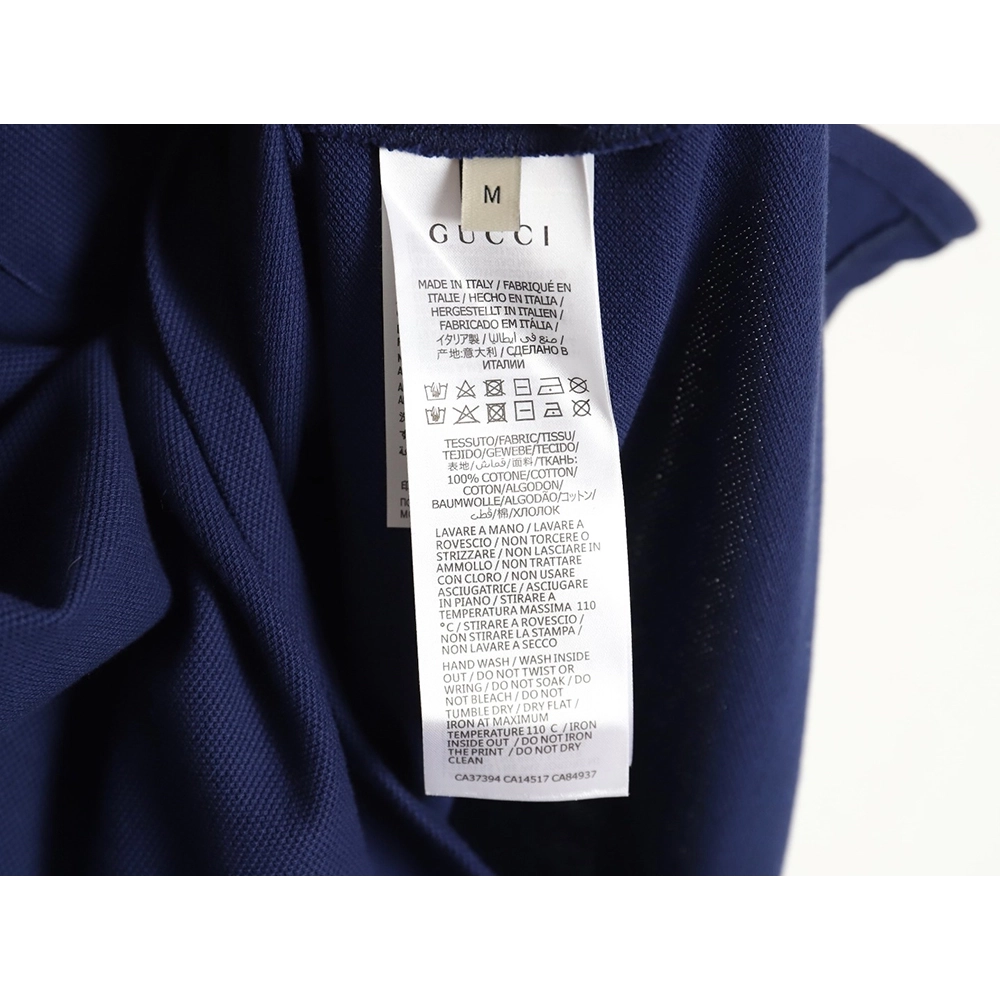 Gucci Classic Pocket Embroidered Double G Polo Short Sleeve,Gucci