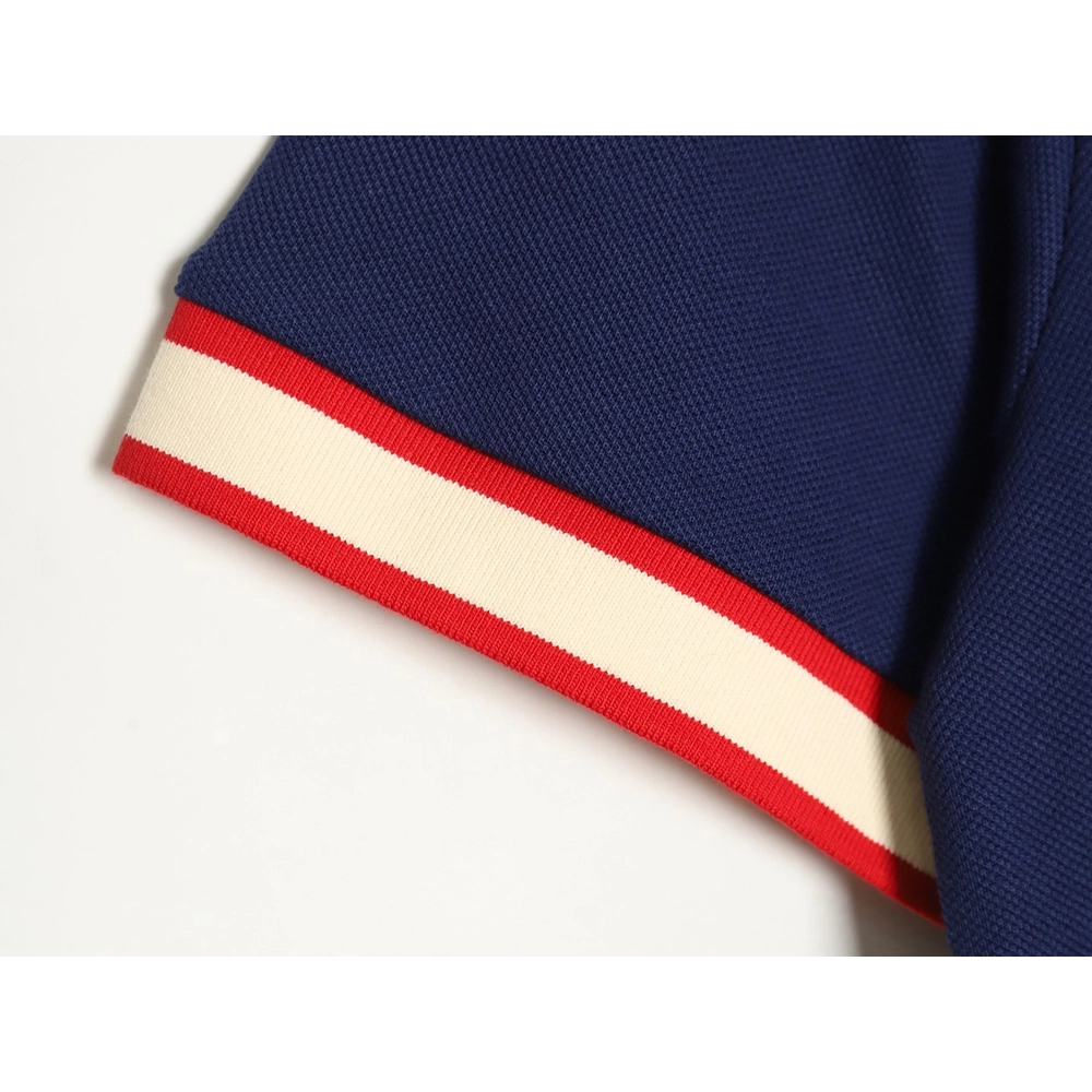 Gucci Classic Pocket Embroidered Double G Polo Short Sleeve,Gucci