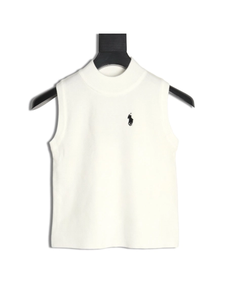 Ralph Lauren Womens Embroidered Logo Knit Vest,Ralph Lauren