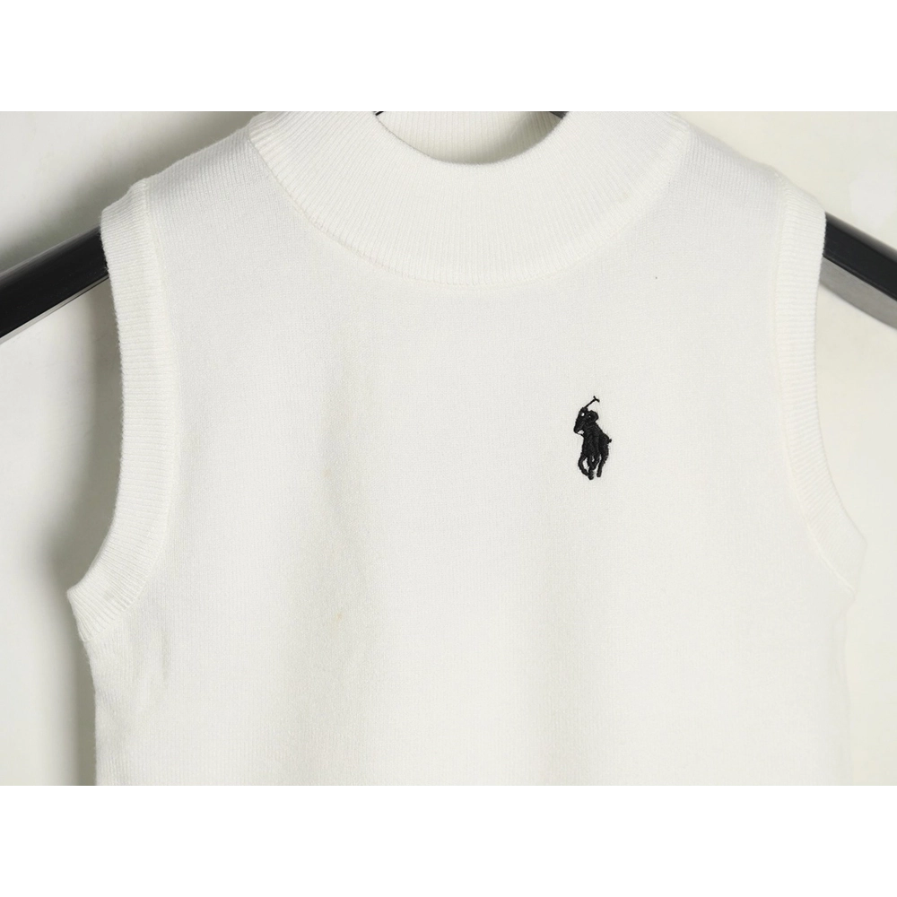 Ralph Lauren Womens Embroidered Logo Knit Vest,Ralph Lauren