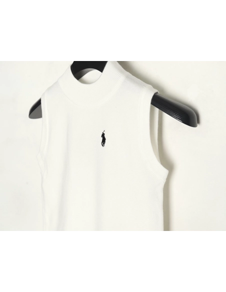 Ralph Lauren Womens Embroidered Logo Knit Vest,Ralph Lauren