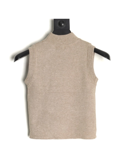 Ralph Lauren Womens Embroidered Logo Knit Vest TSK1,Ralph Lauren