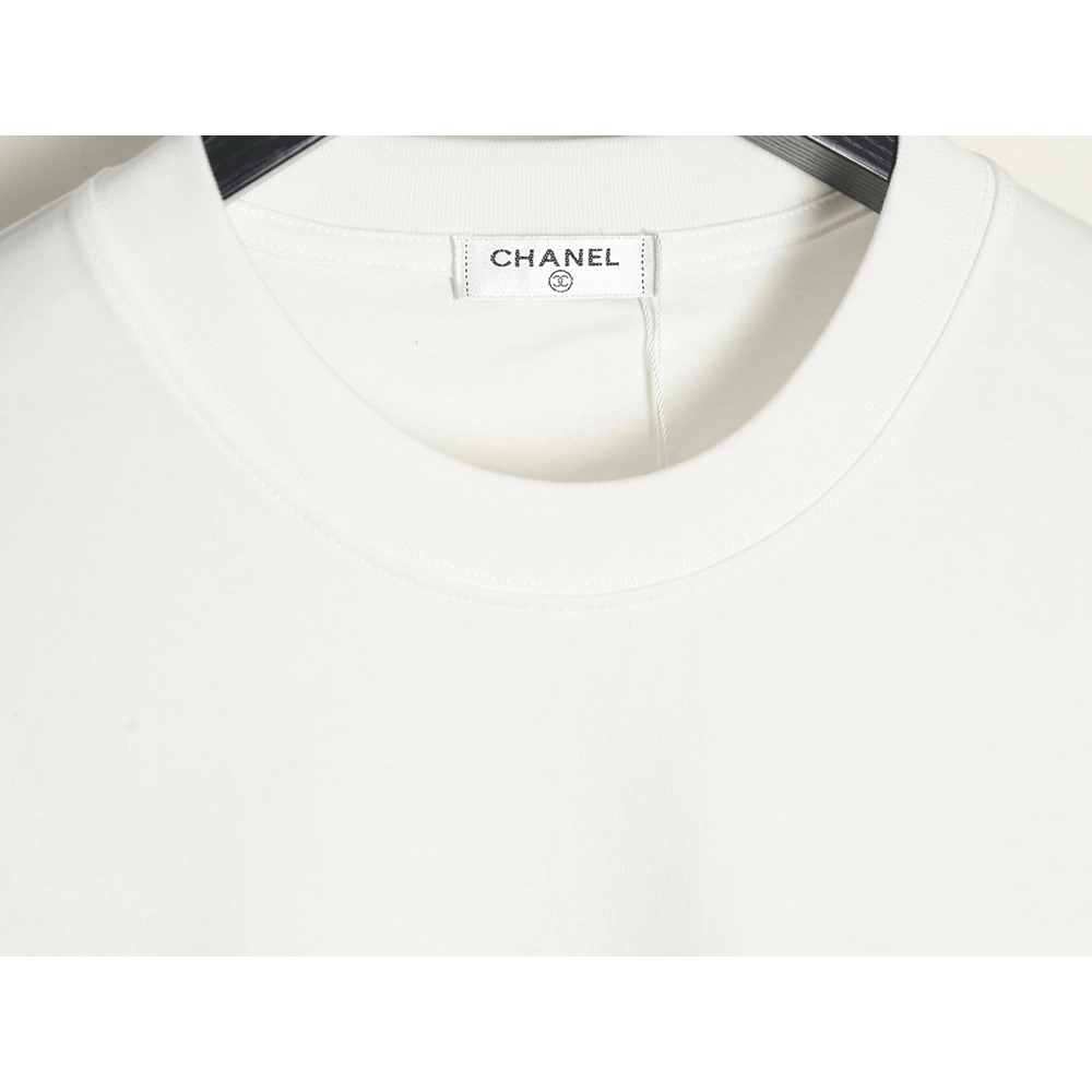 Chanel woven embroidered short sleeves,Chanel