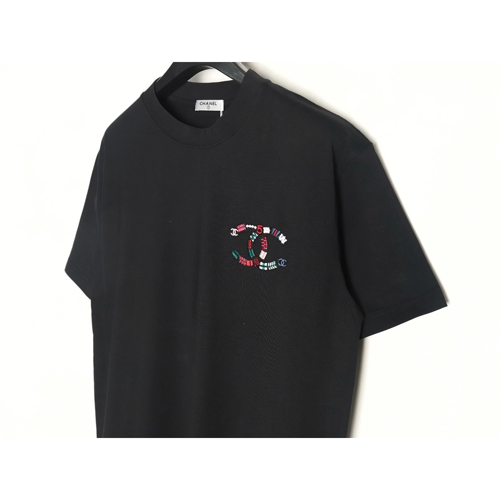 Chanel woven embroidered short sleeves TSK1,Chanel
