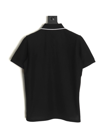 Burberry Rubiks Cube Embroidered Short Sleeve Polo Shirt TSK1,Burberry