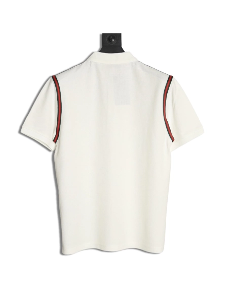 Gucci webbing splicing short-sleeved POLO shirt,Gucci