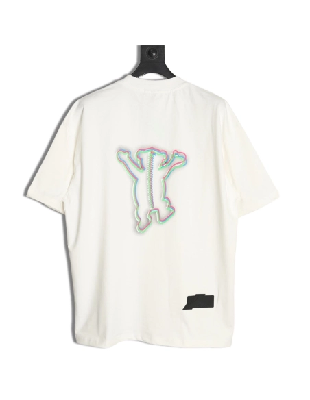 We11 Done Colorful Phantom Bear Print Short Sleeve T-shirt,We11done