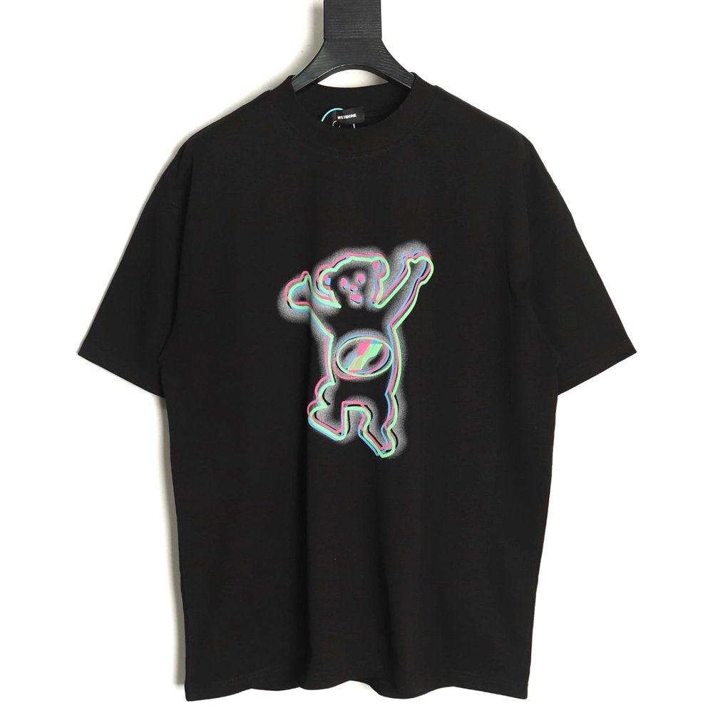We11 Done Colorful Phantom Bear Print Short Sleeve T-shirt TSK2,We11done