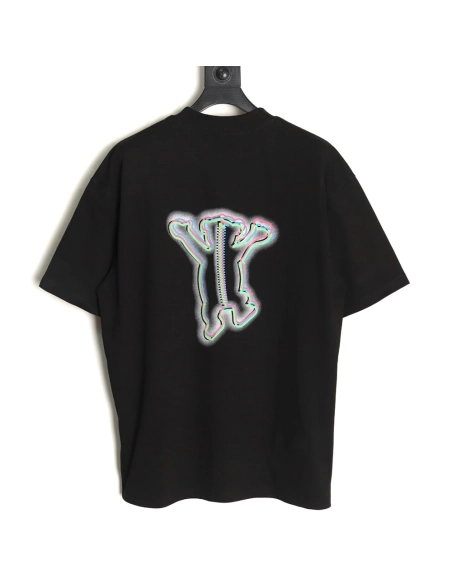 We11 Done Colorful Phantom Bear Print Short Sleeve T-shirt TSK2,We11done