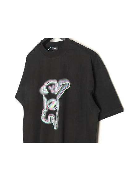 We11 Done Colorful Phantom Bear Print Short Sleeve T-shirt TSK2,We11done