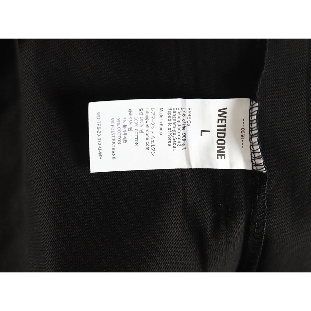 We11 Done Colorful Phantom Bear Print Short Sleeve T-shirt TSK2,We11done