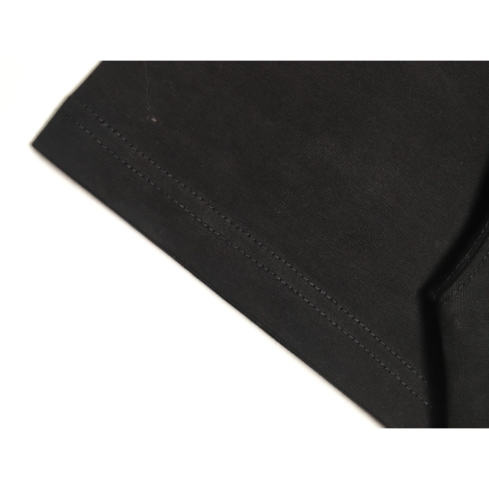 We11 Done leather label silicone 3D print short-sleeved T-shirt TSK2,We11done