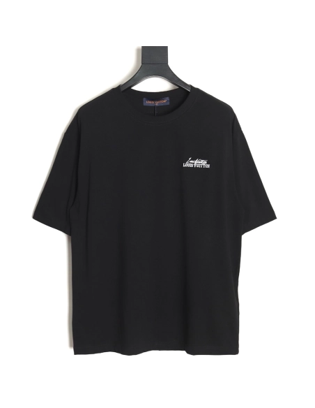 Louis Vuitton heavy letter embroidered short sleeve TSK1,Louis Vuitton
