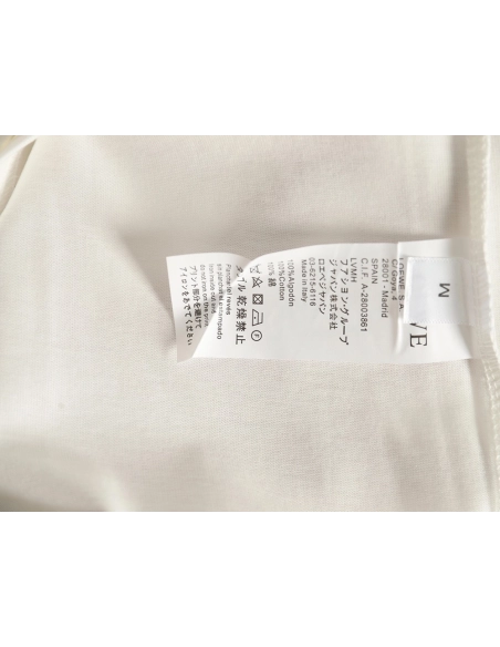 Loewe chest colorful logo embroidery logo short sleeve T-shirt,Loewe