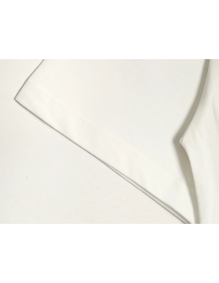 Balenciaga geometric logo double B flocked short-sleeved T-shirt,Balenciaga