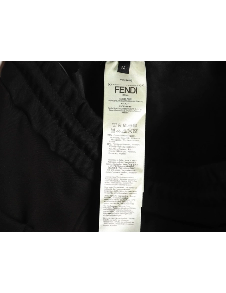 Fendi toothbrush embroidered eyes monster plush trousers,Fendi