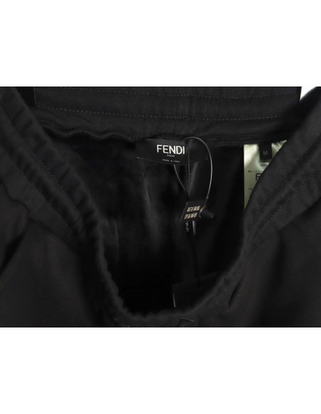 Fendi toothbrush embroidered eyes monster plush trousers,Fendi