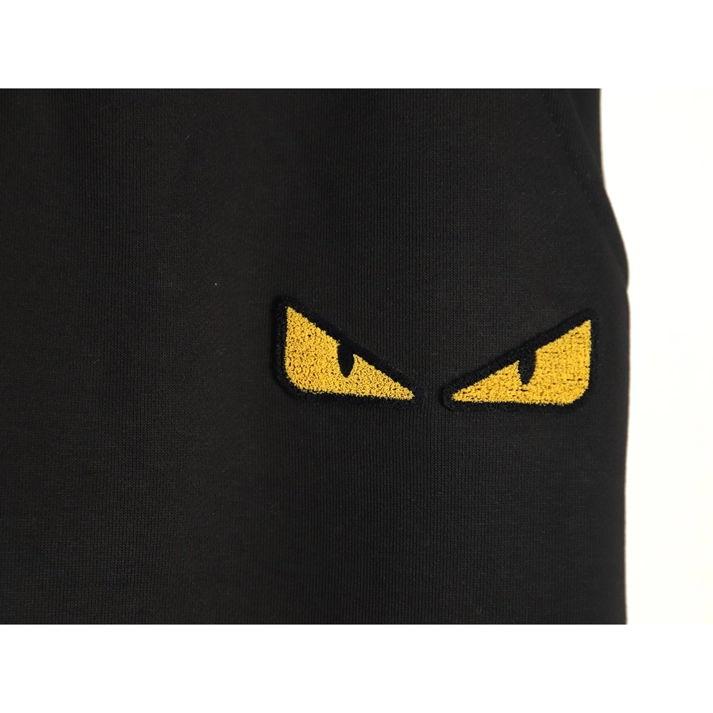 Fendi toothbrush embroidered eyes monster plush trousers,Fendi