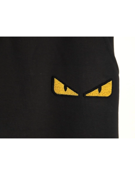 Fendi toothbrush embroidered eyes monster plush trousers,Fendi