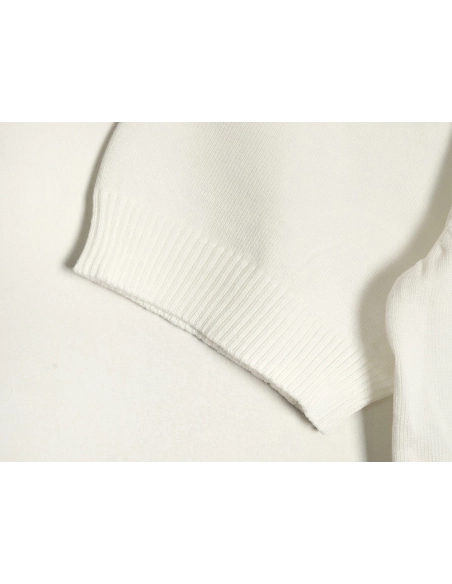 Thom Browne Neckline Tricolor Simple Knitted Round Neck Short Sleeves,Thom Browne