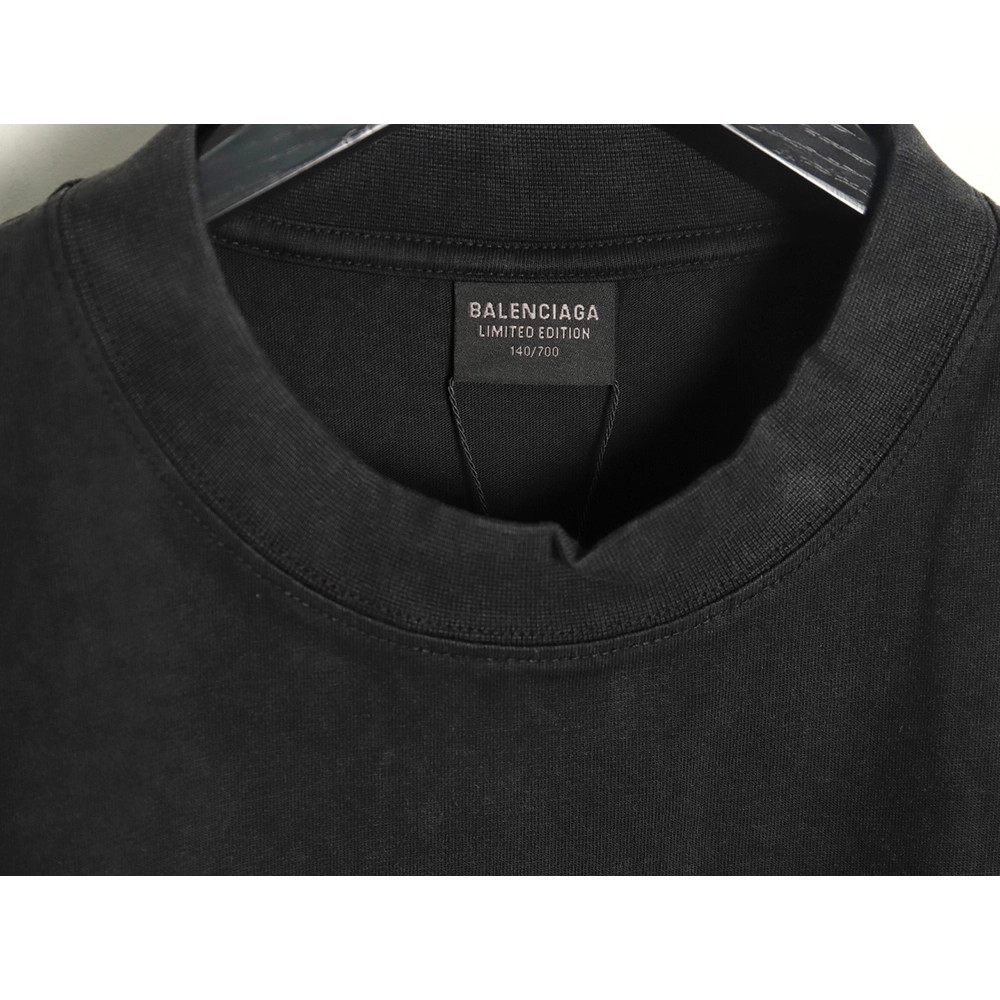 Balenciaga wheat crown logo color printing short sleeve,Balenciaga