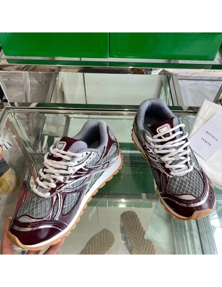 Bottega Veneta Orbit Runner Sneaker Grey-red,BOTTEGA VENETA SNEAKER