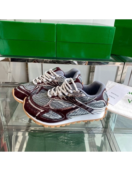 Bottega Veneta Orbit Runner Sneaker Grey-red,BOTTEGA VENETA SNEAKER
