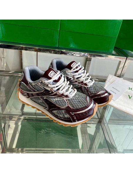 Bottega Veneta Orbit Runner Sneaker Grey-red,BOTTEGA VENETA SNEAKER