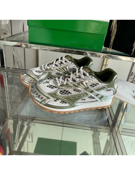 Bottega Veneta Orbit Runner Sneaker Olive green,BOTTEGA VENETA SNEAKER